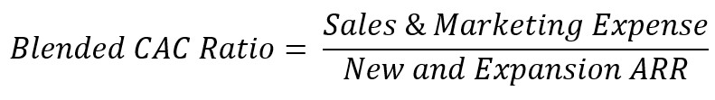 cac ratio formula